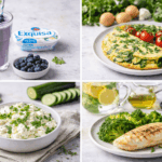 Speiseplan für einen Tag während der Stoffwechselkur