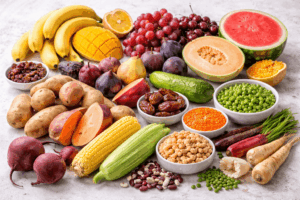 Ungeeignetes Obst und Gemüse während einer Stoffwechselkur