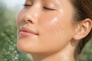 Warum Frischekosmetik? strahlende haut und serum tropfen